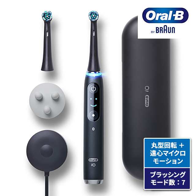 ブラウン オーラルB 電動歯ブラシ iOM92B22ACBK-W iO9 ブラック