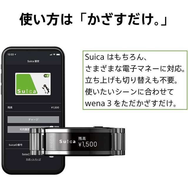 ソニー SONY 腕時計 時計 wena ウェナ wena3 ロレックス 3列スポーツ