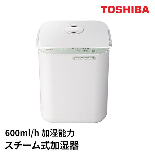 東芝 600ml/h 加湿能力 スチーム式 加湿器 TKA-S60Aの通販はau