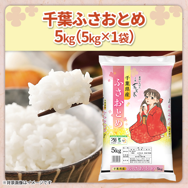 お米 千葉県産 ふさおとめ 精白米 5kg（5kg×1袋） 令和7年産