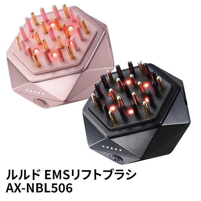 アテックスルルド EMSリフトブラシ AX-NBL506 美顔器 EMSケア 頭皮ケア ルルド