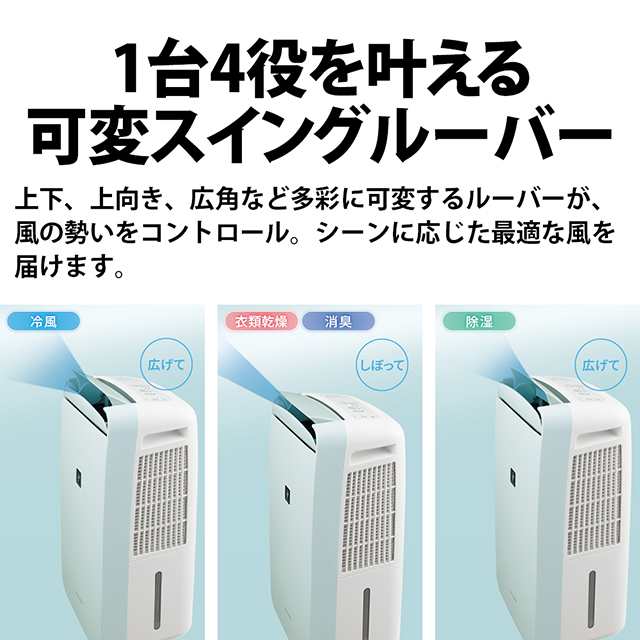 プラズマクラスター コンプレッサー方式冷風・衣類乾燥除湿機 2022年