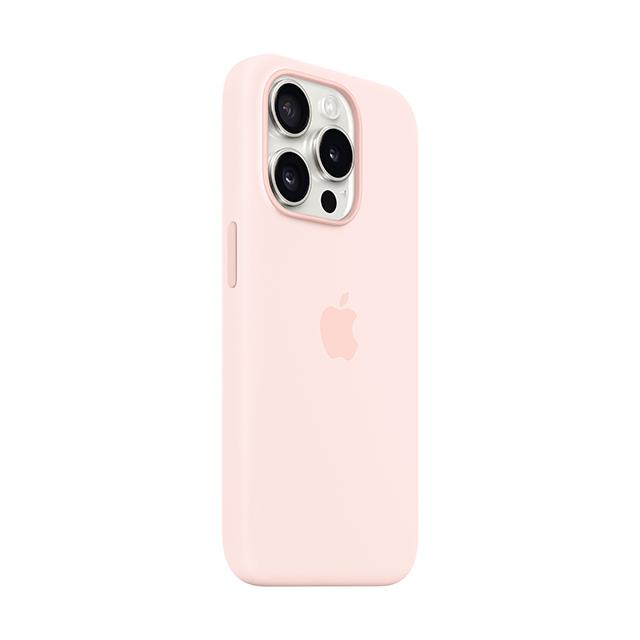 純正 MagSafe対応iPhone 15シリコーンケース グアバ Apple iPhone 15 Pro シリコーンケース - グアバ MagSafe対応