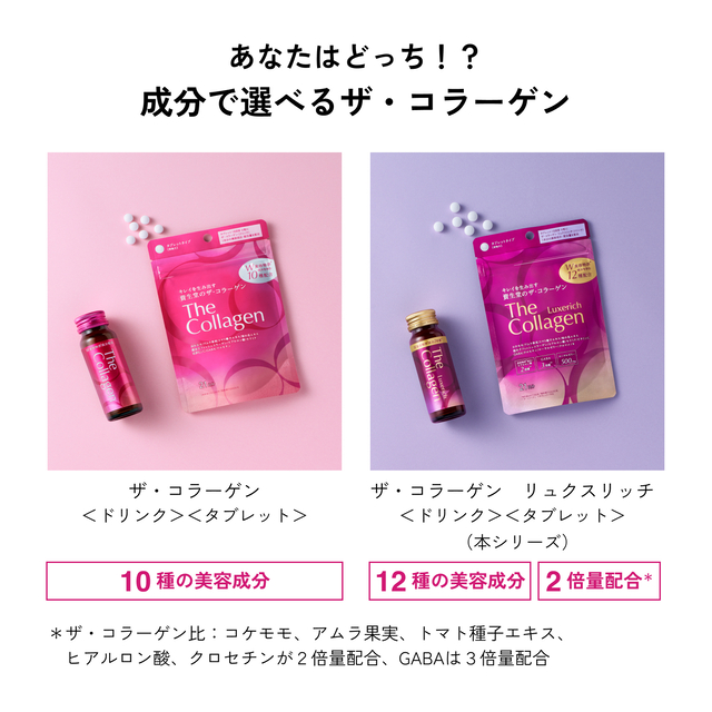 ザ・コラーゲン リュクスリッチ タブレット 21日分 126粒 資生堂 12種