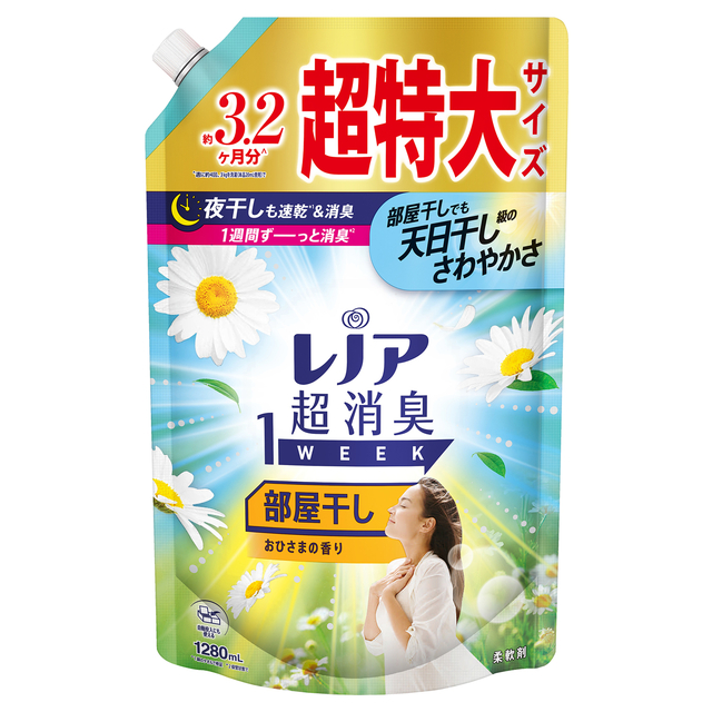 [ケース販売] [大容量] レノア 超消臭1WEEK 柔軟剤 ダニよけプラス 詰め替え 810mL×6袋 ケース販売[6種類から1セット選択] レノア 超消臭1week 柔軟剤 詰め替え 超特大 1280mL×6個 詰替 詰替え つめかえ 大容量  ケース 　　　P\u0026G｜au PAY マーケット