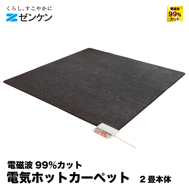 ゼンケン 電磁波カット 電気 ホットカーペット 2畳 タイプ 本体のみ ZCB-20S