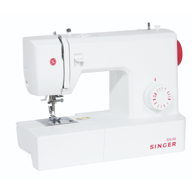 シンガー 電動ミシン フットコントローラー  SN-88  家庭用ミシン シンガーミシン 足元操作 ステッチ LEDライト ボタンホール 簡単   シンガー SINGER   【送料無料】 電動ミシン シンガー SN-88 フットコントローラー 足元操作 LEDライト