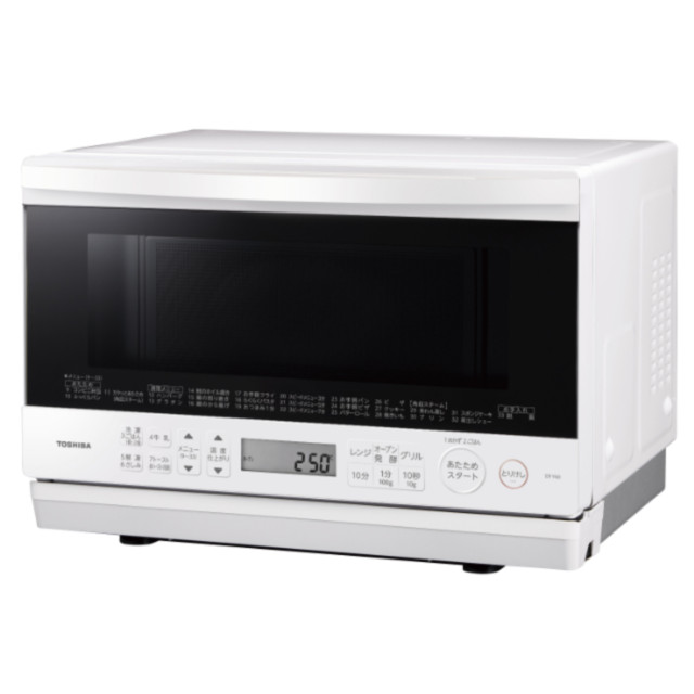 東芝　電子レンジ　ER-T60 角皿付き 楽天市場】東芝 石窯オーブンレンジ 23L 角皿式 スチーム グラン