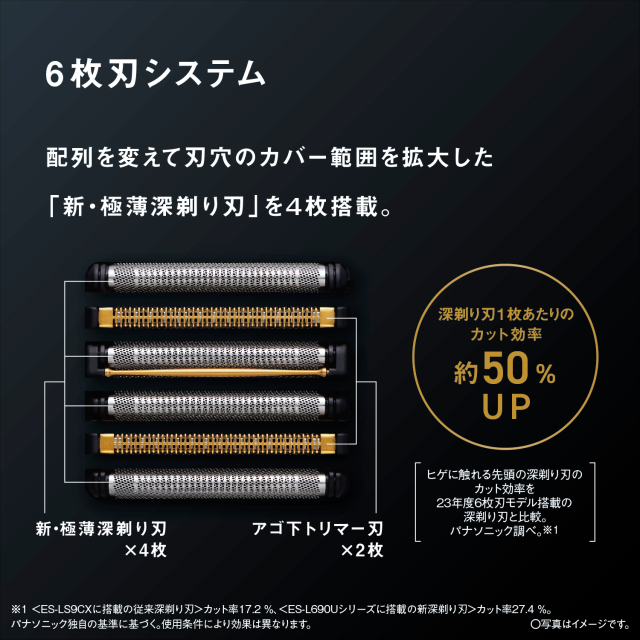 パナソニック ラムダッシュPRO 6枚刃 ES-L650U-Kの通販はau PAY 