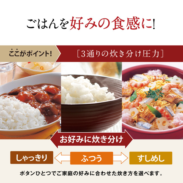 象印 圧力IH炊飯ジャー NW-YA18 1升炊き 極め炊き 豪熱大火力 炊飯器 ZOJIRUSHI_3