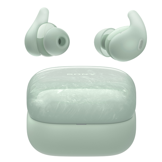 ワイヤレスイヤホン SONY WF-LS910NG グリーン フィット感向上 ながら