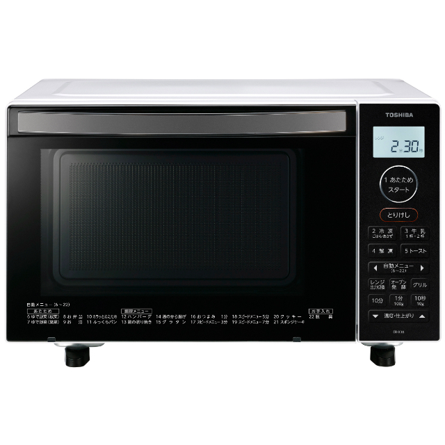 TOSHIBA オーブンレンジ ブラック　ER ND7 東芝　電子レンジ TOSHIBA 東芝 角皿式スチームオーブンレンジ 石窯ドーム ER-D70A