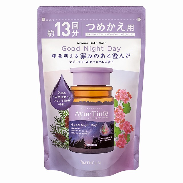 4種類から1種類選択] バスクリン アーユルタイム つめかえ用 520g バス