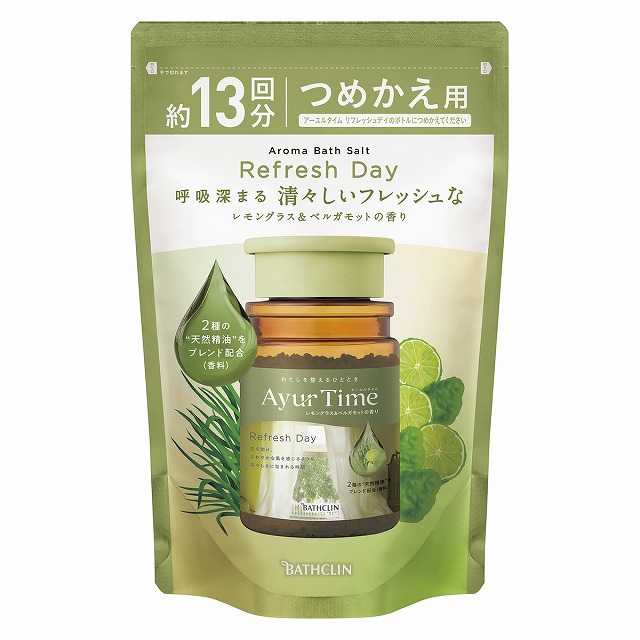 4種類から1種類選択] バスクリン アーユルタイム つめかえ用 520g バス