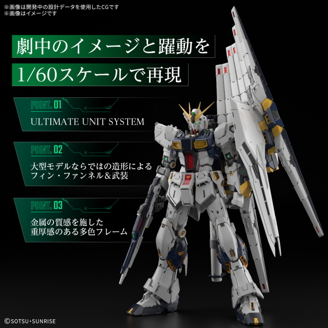 機動戦士ガンダム 逆襲のシャア νガンダム PG パーフェクトグレード 1