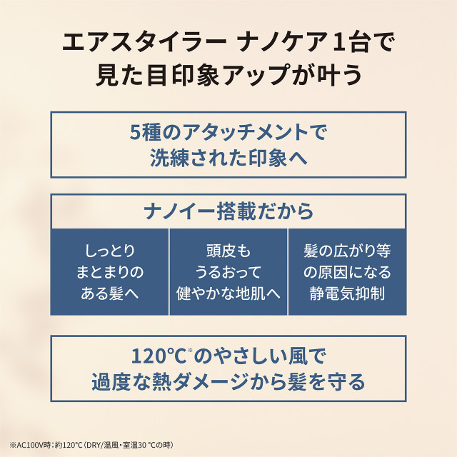 パナソニック エアスタイラー ナノケア EH-KN9K Panasonic_6