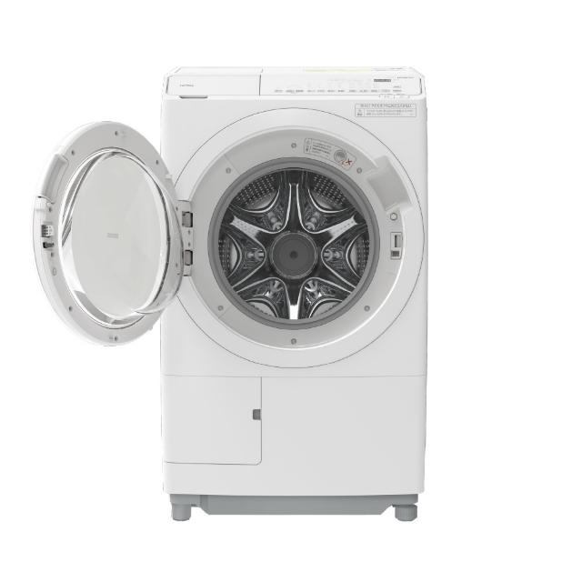 日立 ドラム式洗濯乾燥機 ドラム(左) BD-SV120JL W らくメンテ 