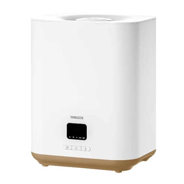 山善 YAMAZEN 加湿器 湿度センサー搭載スチームファン式加湿器 上部