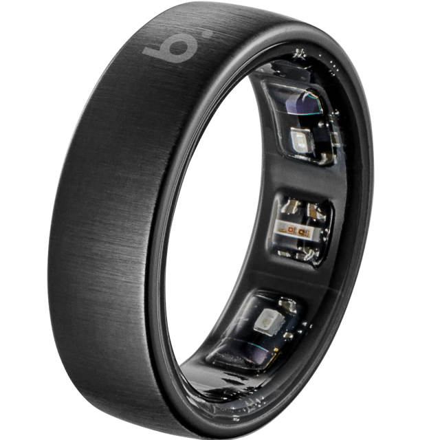 b.ring スマートリング ブリング シリーズPro ブラック チタン メンズ レディース 健康管理 睡眠管理 防水 歩数計