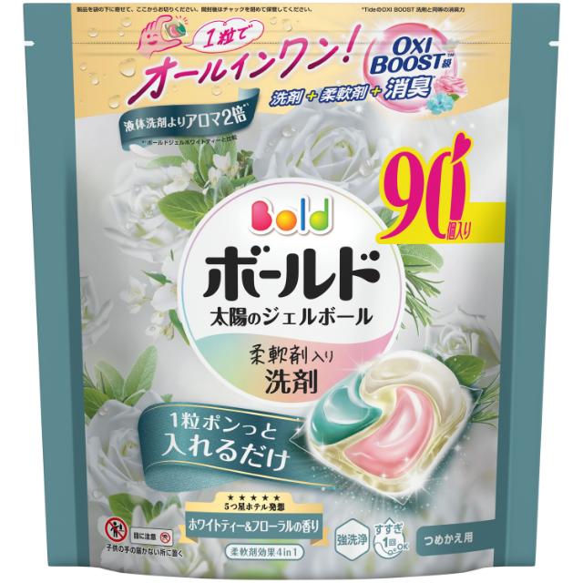 ボールド ジェルボール4D つめかえ テラジャンボサイズ 90個 洗濯洗剤