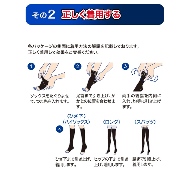 2サイズから1種類選択] おうちでメディキュット ひざ下 M／L 選べる