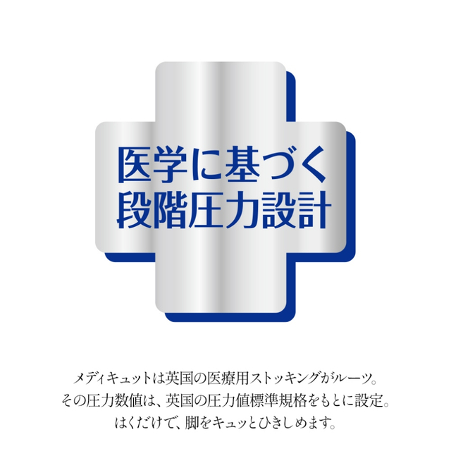 2サイズから1種類選択] おうちでメディキュット ひざ下 M／L 選べる