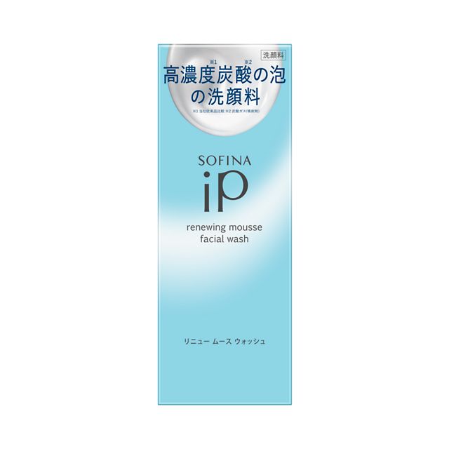 洗顔 ソフィーナiP リニュー ムースウォッシュ 200g 2個セット 本体 泡 