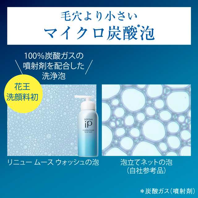 洗顔 ソフィーナiP リニュー ムースウォッシュ 200g 2個セット