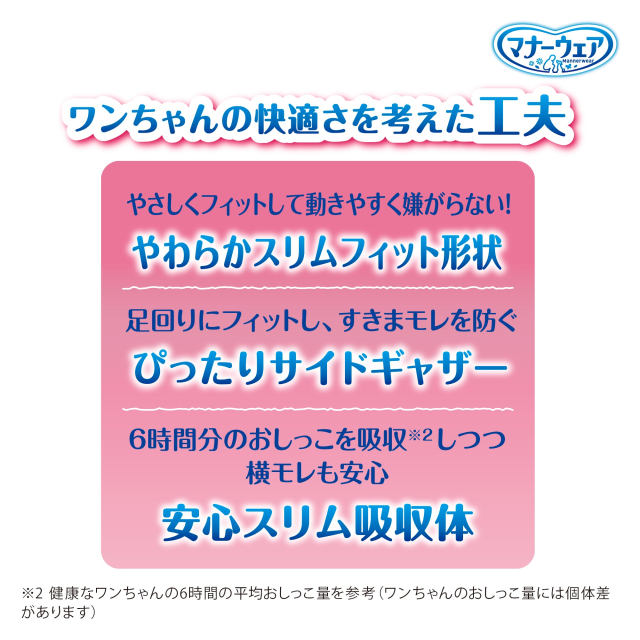 [18種類から1セット選択] ユニ・チャーム マナーウェア 4個セット 男の子用(SSサイズ〜Lサイズ) 女の子用(SSS〜Lサイズ)_13