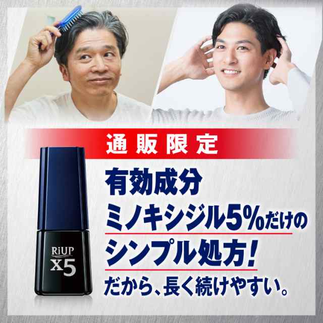 第1類医薬品 リアップX5 2個セット 大正製薬 通販限定 ミノキシジル 1日2回 4か月使用_3