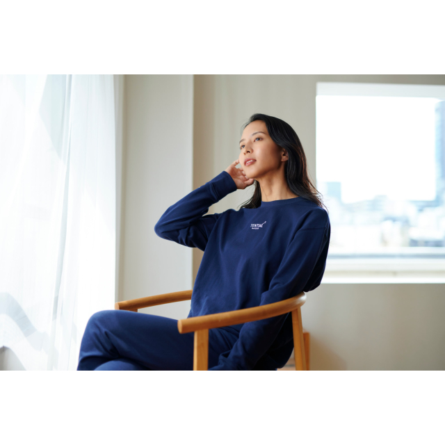 TENTIAL BAKUNE スウェットシャツ＆パンツセット L ネイビー Amazon | [TENTIAL] テンシャル BAKUNE [ バクネ ] 秋〜冬 スウェット