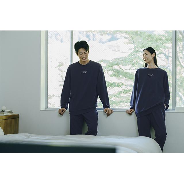 TENTIAL BAKUNE スウェット メンズ 上下セット（長袖クルーネック