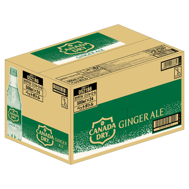 炭酸飲料 カナダドライ ジンジャーエール 500mL×48本（24本×2ケース