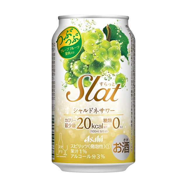 ふるさと納税 Slat ４種 各６缶 アサヒ すらっと (グレープフルーツ