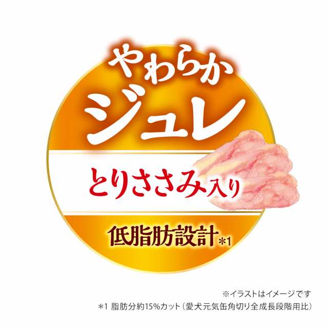 グラン・デリ ドッグフード とりぷる~ん ジュレ とりささみ 11g×24本 11グラム (x 24)