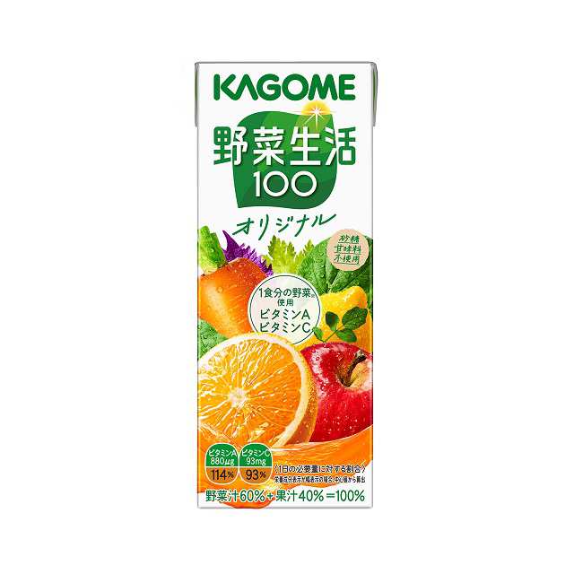 野菜ジュース カゴメ 野菜生活100 オリジナル 200mL×24本 （24本