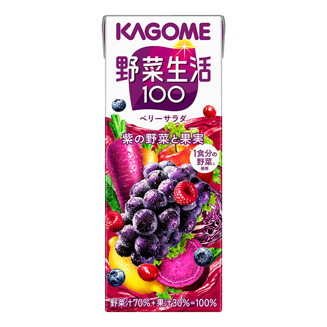 カゴメ 野菜生活100 200mL 飲み比べ 4種セット 計24本の通販はau