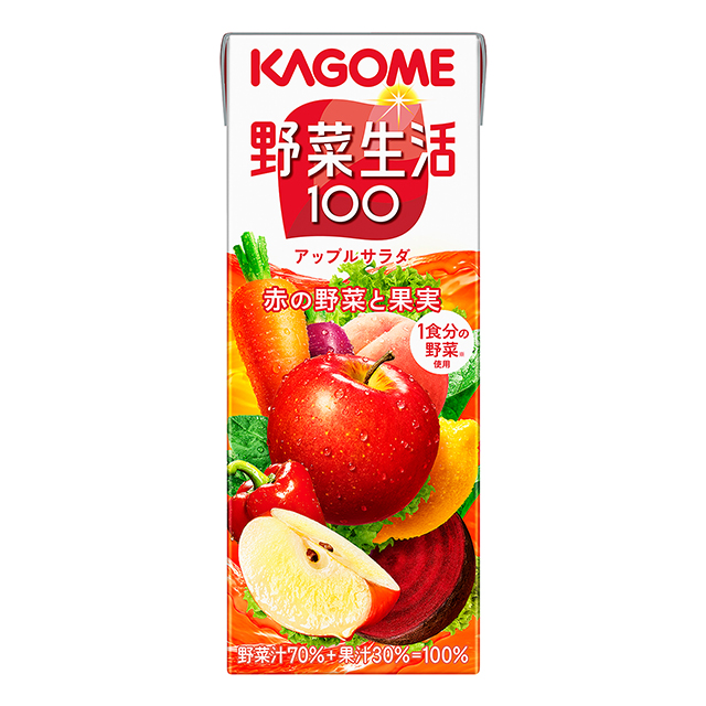 カゴメ 野菜生活100 200mL 飲み比べ 4種セット 計24本の通販はau