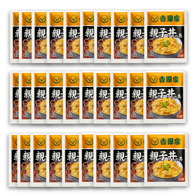 送料込み 吉野家 親子丼の具 120g×30食 冷凍 親子丼 惣菜 おつまみ おかず レンジ おやこどん 大容量 まとめ買い ケース販売 冷凍食品_5