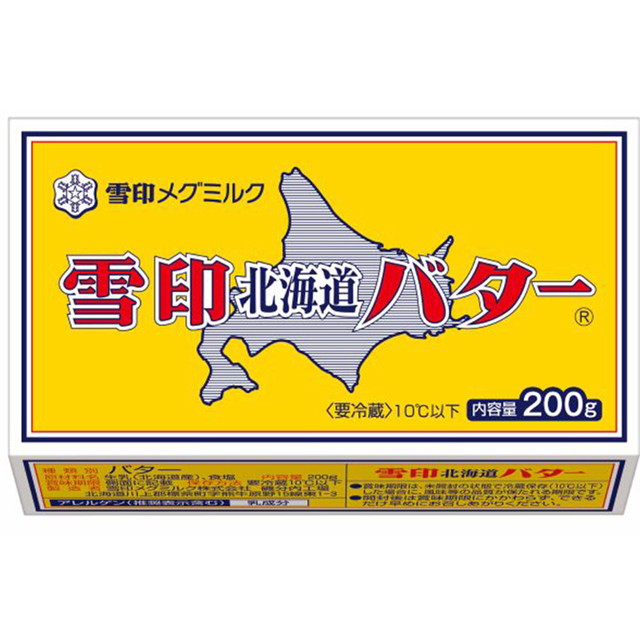 [冷蔵]雪印メグミルク 雪印北海道バター 200g×12個_1