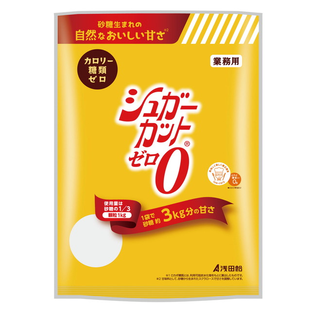 浅田飴 シュガーカットゼロ顆粒 1kg×6個 粉末 食物繊維 砂糖代替 甘味料 糖類ゼロ 業務用 大容量 エリスリトール スクラロース ロカボ まとめ買い_1