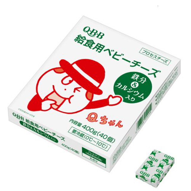 [冷蔵] 六甲バター QBB 給食用ベビーチーズ鉄分・カルシウム入り10 40個入×6箱 六甲バター_1
