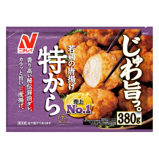 [冷凍] ニチレイ 特から 380g×12個 から揚げ 唐揚げ カラアゲ 惣菜 総菜 まとめ買い_1