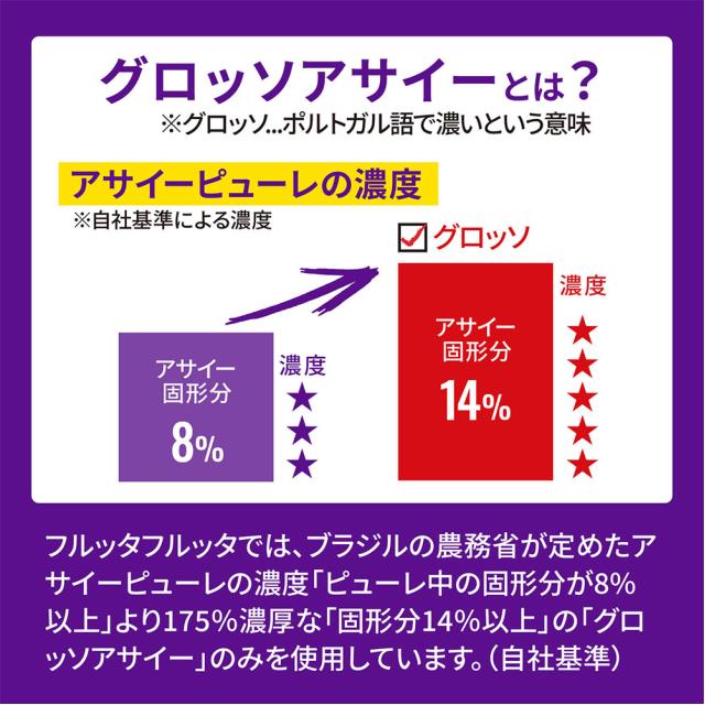 フルッタフルッタ アサイーピューレ プレーン (100g×4袋) 400g×10個 冷凍 アサイー まとめ買い_5