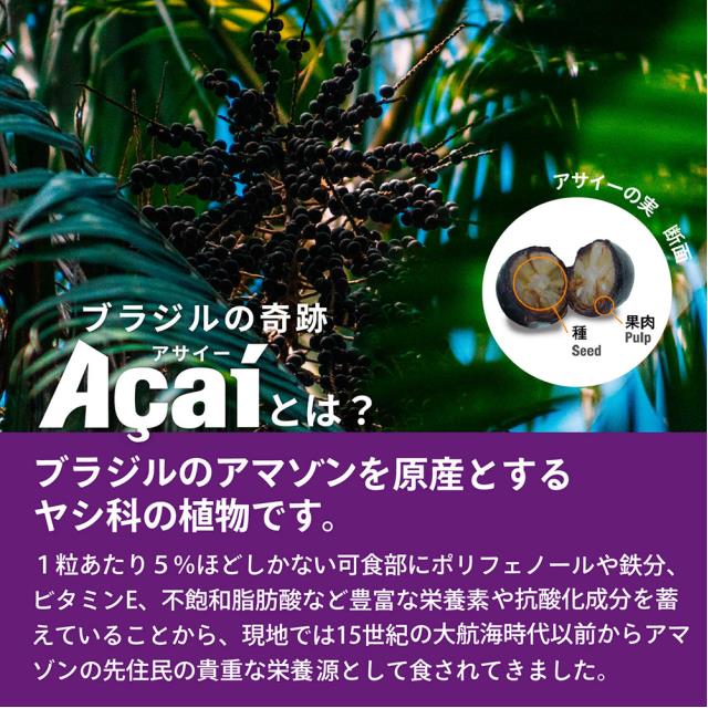 フルッタフルッタ アサイーベーシック 195g×30本 冷蔵 アサイー ドリンク まとめ買い 大容量_4