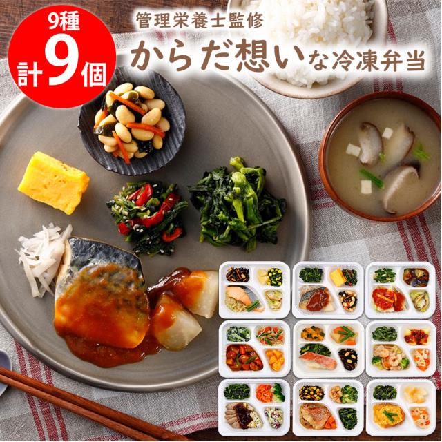 [冷凍] ニチレイ きくばりごぜん 糖・塩・脂に配慮 管理栄養士監修 9種セット（各1個） ニチレイフーズ