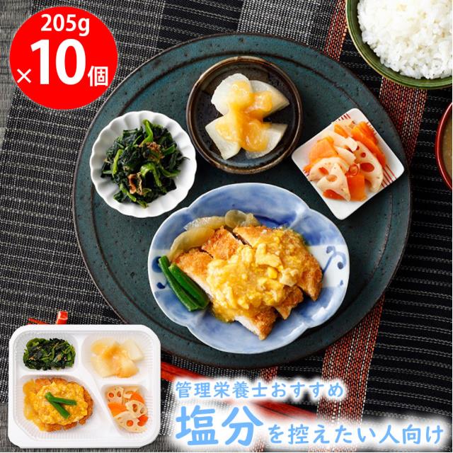 [冷凍] ニチレイフーズ きくばりごぜん カツの卵とじ風 205g×10個 ニチレイフーズ