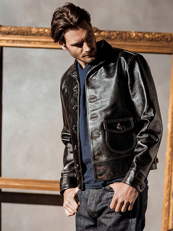 ダブル ヘリックス Double Helix レザージャケット メンズ レディース 革ジャン スポーツジャケット 馬革 日本製 Classic 19s B の通販はau Pay マーケット Rodeo Bros