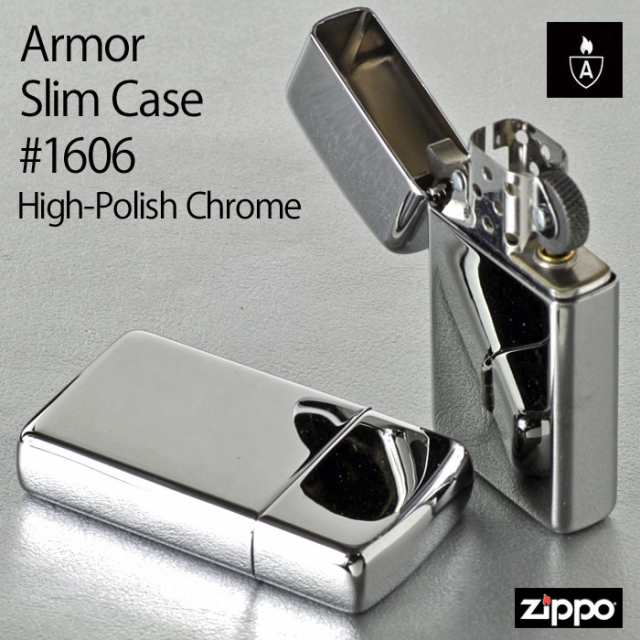 Zippo ジッポーライター Slim Armor Hp Chrome Round 1606 アーマー スリム ラウンドトップデザインの詳細 Au公式 総合通販サイト Wowma For Au