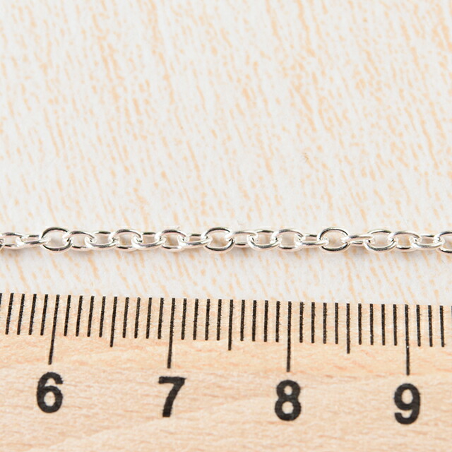 あずきチェーン ホワイトシルバー 50cm 切り売り ネックレス ブレスレット ピアス パーツ 金具 素材 アクセサリーパーツの通販はau Pay マーケット ピンクゴールド通販広場